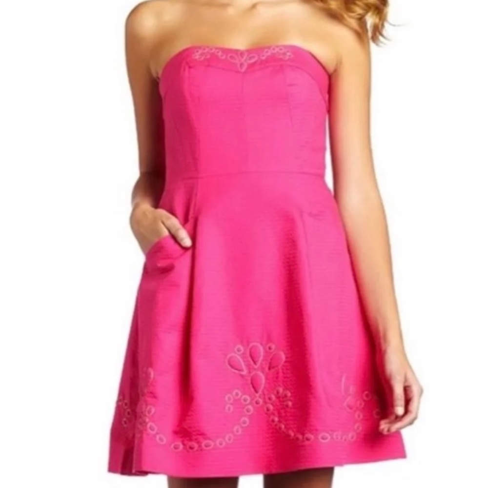 Lily Pulitzer hot pink dress